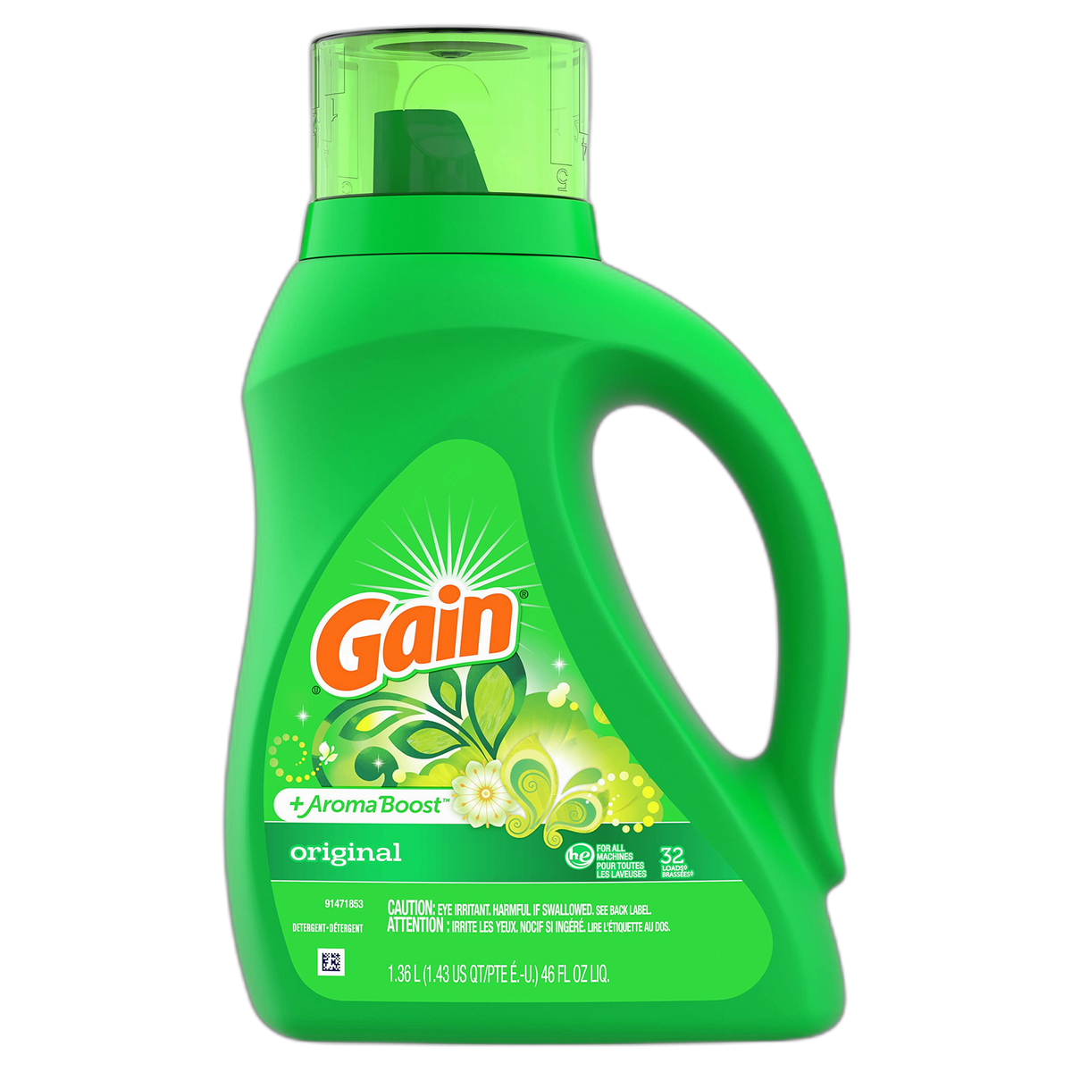 Gain Procter & Gamble Detergent, 6/46OZ