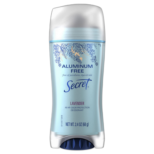 Secret Aluminum Free Lavender Deodorant, 2.4 ounces (Pack of 2)