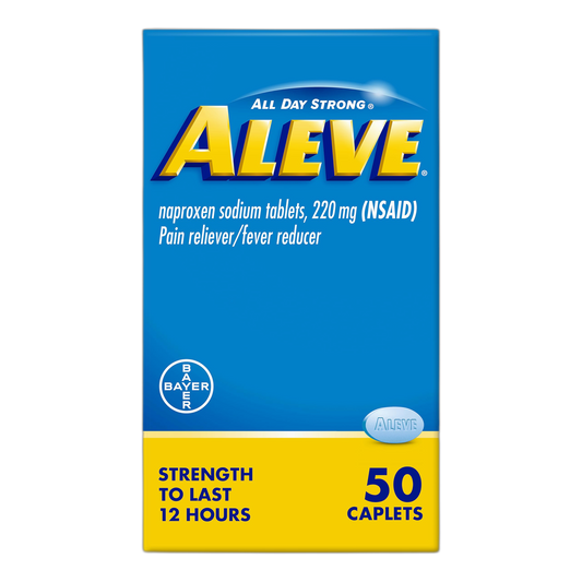 Aleve Pain Relief Naproxen Sodium Caplets ? 50 Count