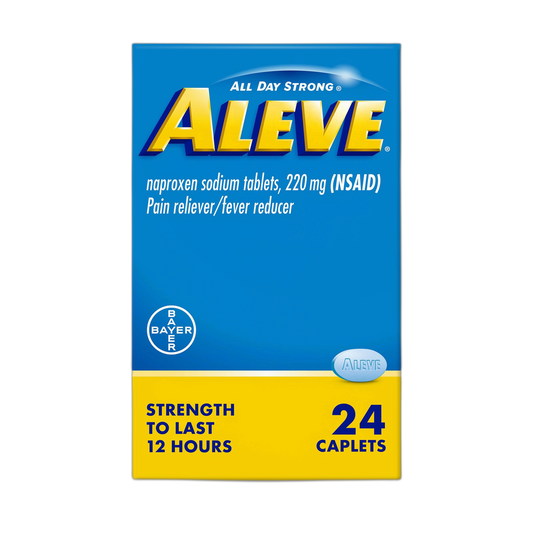 Aleve Pain Relief Naproxen Sodium Caplets ? 24 Count