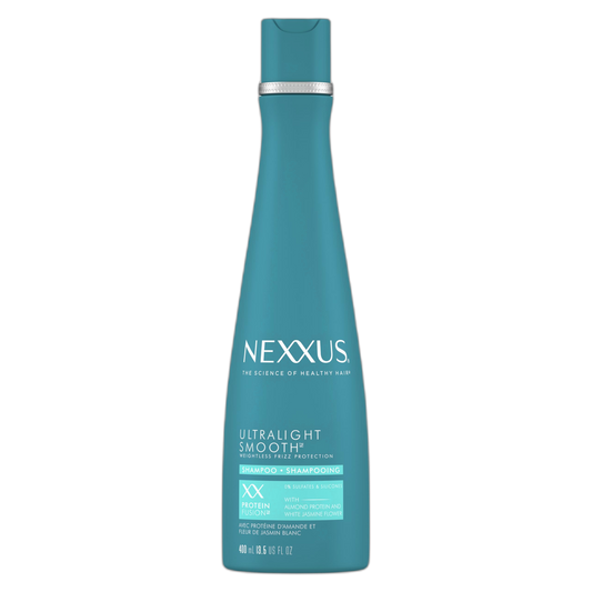 NEXXUS Ultralight Smooth Shampoo for Dry and Frizzy Hair Weightless Smooth Hair Treatment to Block Out Frizz 13.5 fl oz