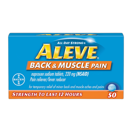 Aleve Back and Muscle Pain Tablets 50CT