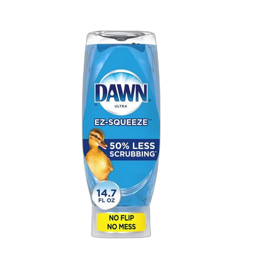 Dawn EZ-Squeeze Ultra Dishwashing Liquid Dish Soap, Original Scent, 14.7 fl oz