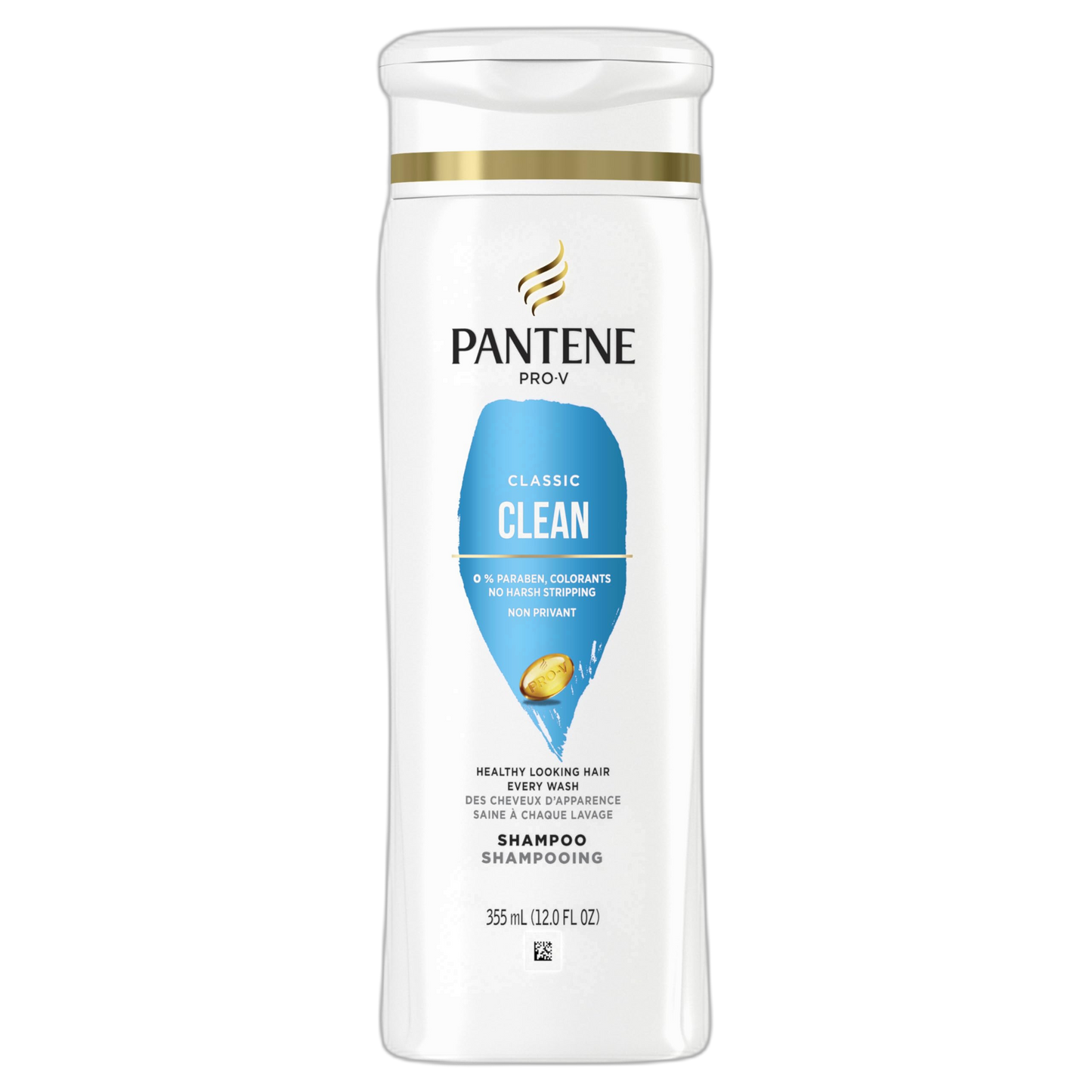 Pantene PRO-V Classic Clean Shampoo, 12.0oz