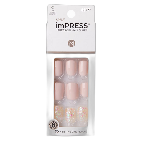 Kiss Impress Press-On-Manicure Kit 30 Count Dorothy Short (Pack of 3)