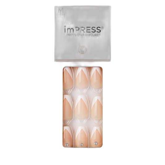 Kiss Impress Press-On-Manicure Kit 30 Count So French (Pack of 3)
