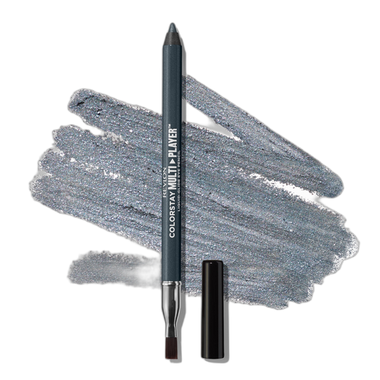 REVLON ColorStay Multiplayer Liquid-Glide Eye Pencil, Multi-Use Makeup With Blending Brush, Blends Then Sets, Creamy Texture, Waterproof, Smudge-proof, Longwearing, 403 Glitch Effect, 0.03 Oz