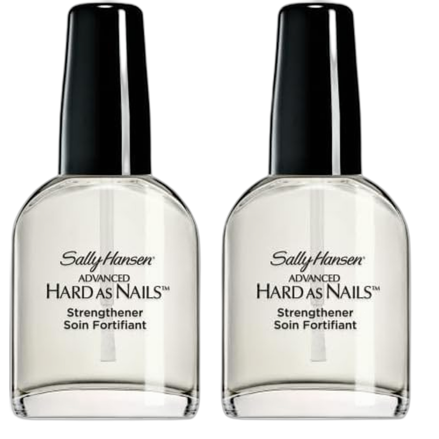 Sally Hansen Advanced Hard as Nails, clear, 0.45 Fluid Ounce (Pack of 2)