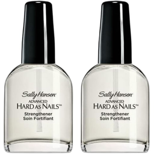 Sally Hansen Advanced Hard as Nails, clear, 0.45 Fluid Ounce (Pack of 2)