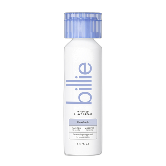 Billie Whipped Shave Cream - Ultra Gentle Protection - Fragrance-Free & Dermatologist-Approved - Designed for Sensitive Skin - 6.5 fl oz