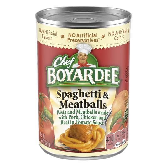Chef Boyardee Spaghetti and Meatballs, 14.5 oz (Pack of 6)