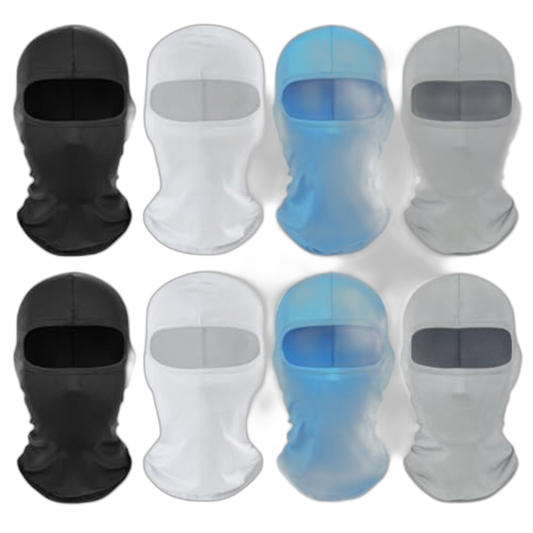 8 Pieces Balaclava Ski Mask for Women Men Head Mask Full Face Cover Mask Sun UV Protection Hood for Skiing Cycling