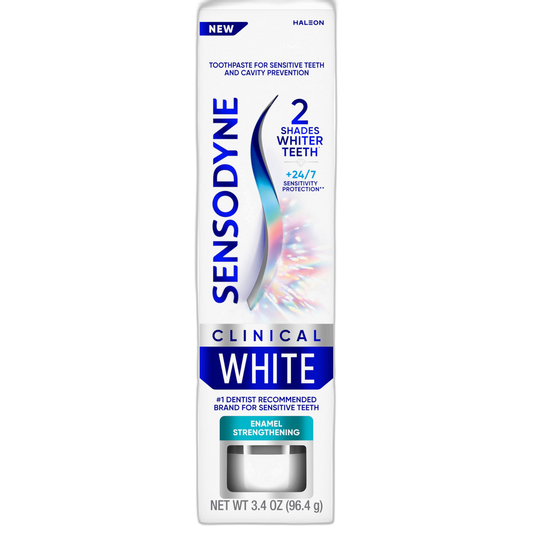 Sensodyne, Toothpaste Clinical White Enamel Strengthinging Toothpaste, 3.4 Ounce