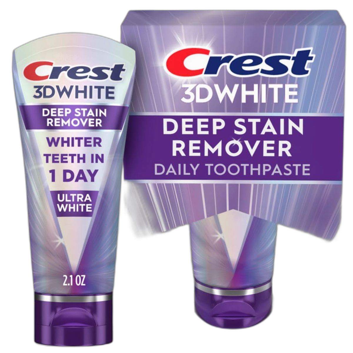 Crest 3DWhite Brilliance Deep Stain Remover Ultra White Toothpaste - 2.1oz