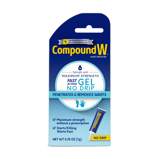 Compound W Maximum Strength Fast Acting Gel Wart Remover, 0.25 oz