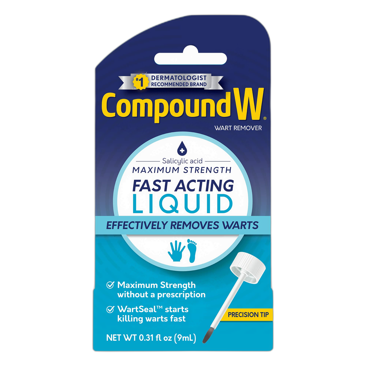 Compound W Maximum Strength Fast Acting Liquid Wart Remover, 0.3 Fl Oz