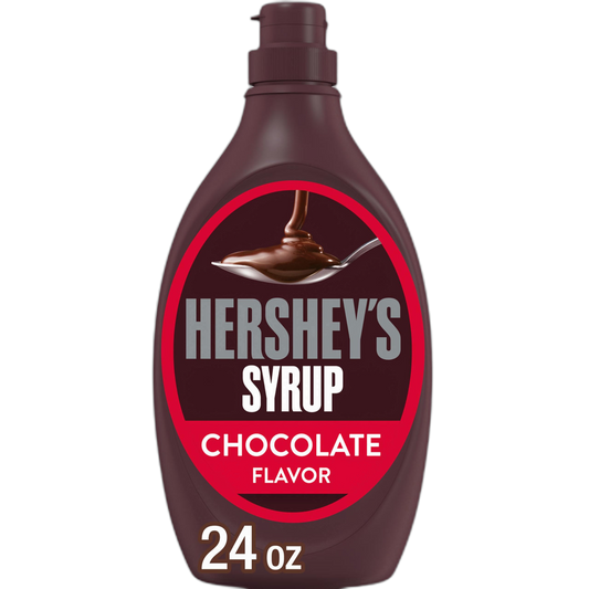 HERSHEY'S Chocolate Syrup Bottle, 24 oz