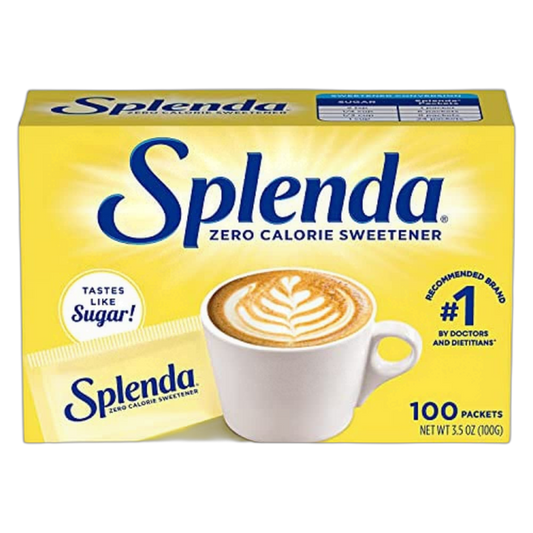 SPLENDA Zero Calorie Sweetener, 100 Count Packets
