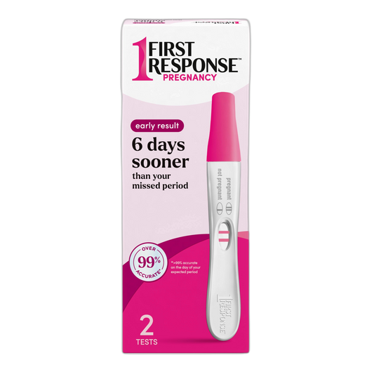 First Response Early Result Pregnancy Test, 2 Pack (Packaging & Test Design May Vary)