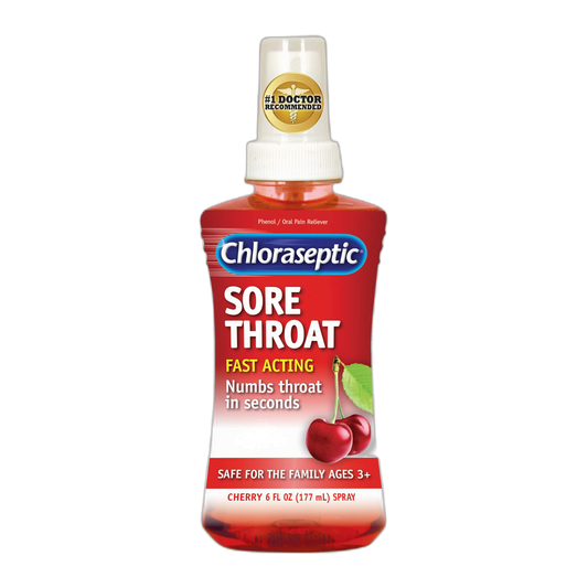 Chloraseptic Sore Throat Spray, Cherry Flavor, 6 fl oz