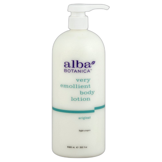 Alba Botanica Very Emollient Body Lotion, Original, 32 oz. (Packaging May Vary)