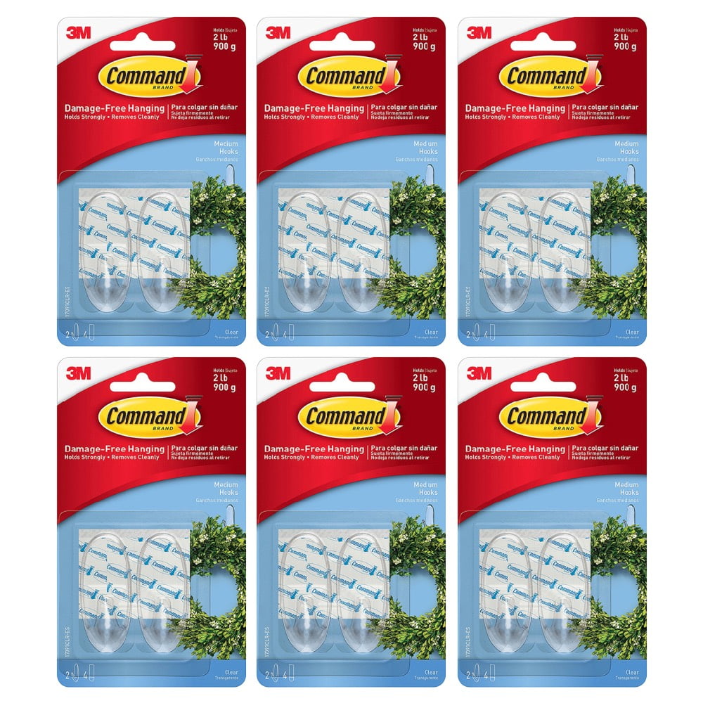 3M Medium Hooks 2 pk #5141 product image 1