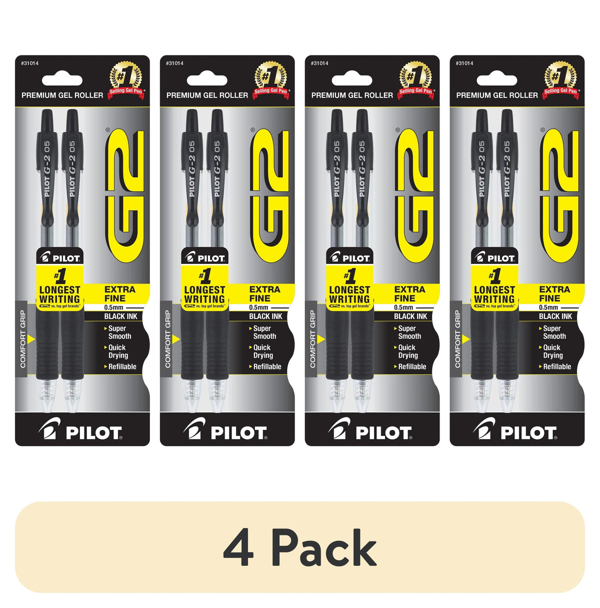 Pilot G-2 Extra Fine Black 2 ct product image 1