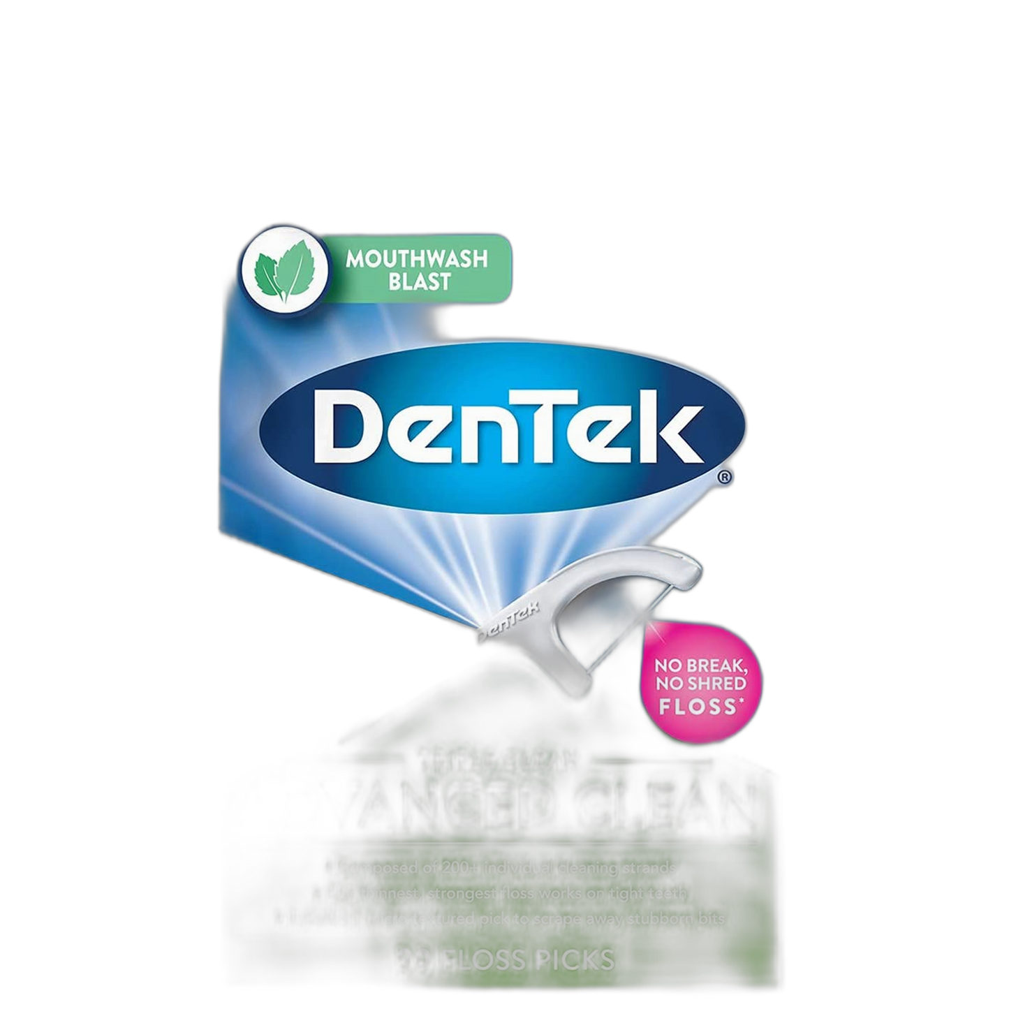 DenTek Extra Strong Triple Clean Floss Picks, Mouthwash Blast 90 ea