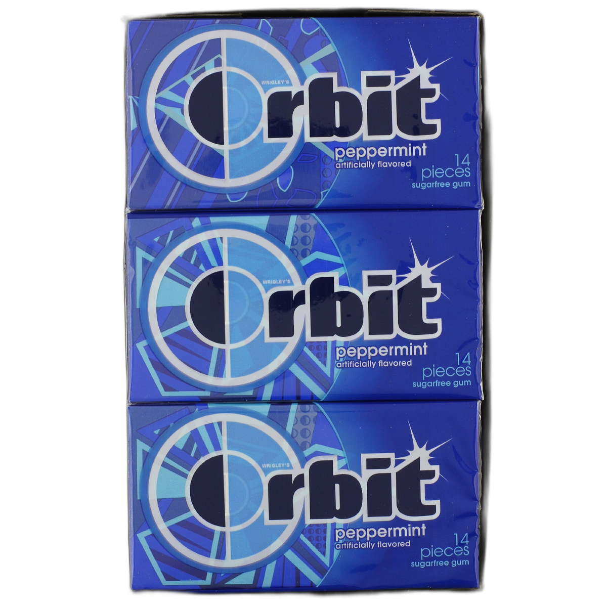 Wrigleys Orbit Peppermint, 14-Count (Pack of 12)