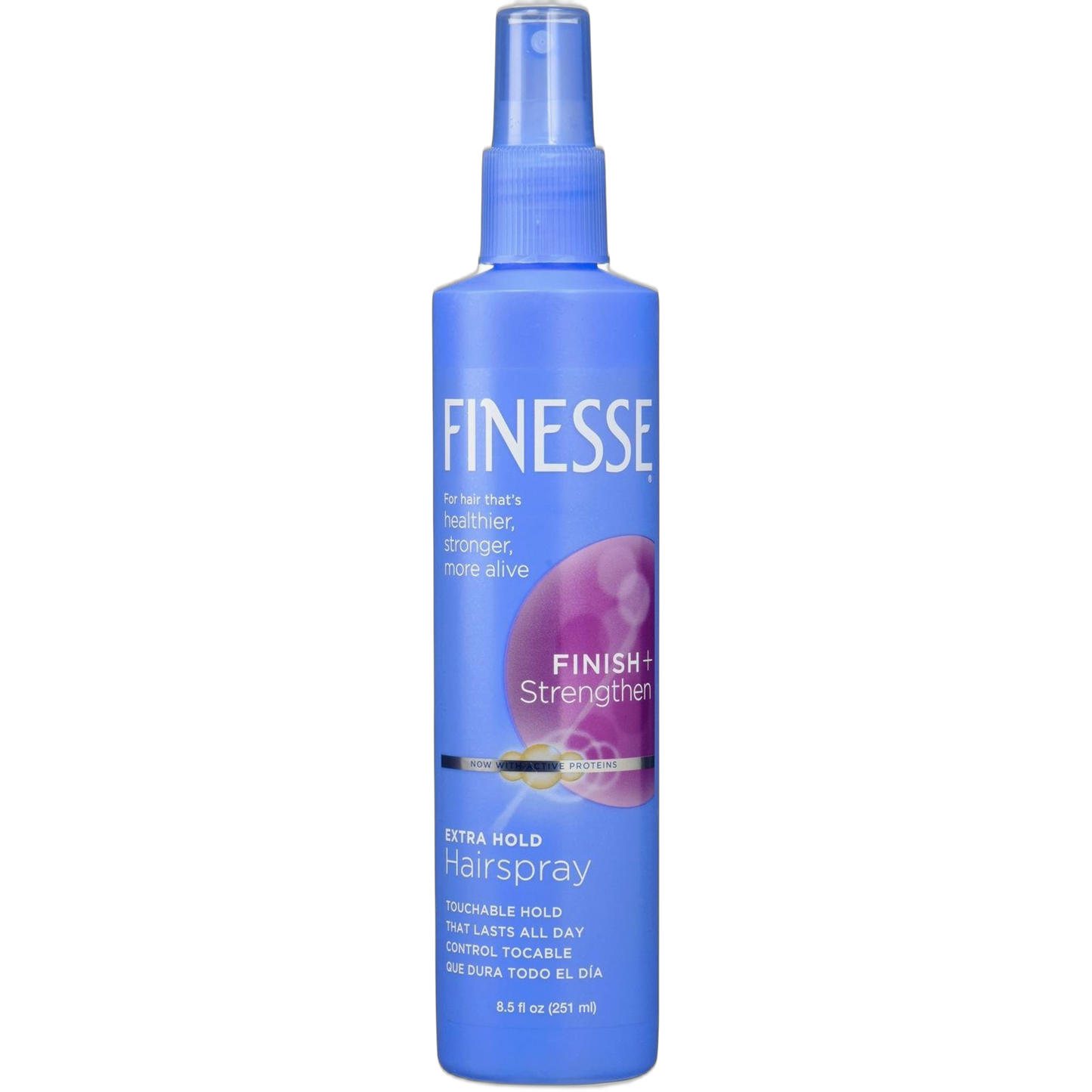 Finesse Finish + Strengthen Extra Hold Non-Aerosol Hair Spray, 8.5 oz