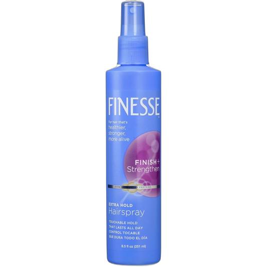 Finesse Finish + Strengthen Extra Hold Non-Aerosol Hair Spray, 8.5 oz