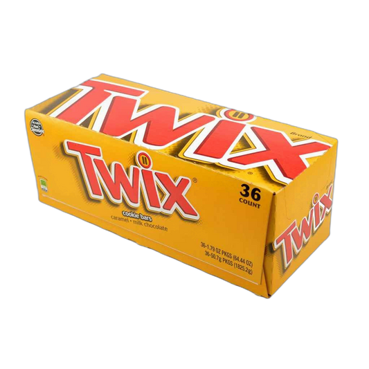 Twix Chocolate Caramel Cookie Bars Singles 1.79 oz, 36-Count