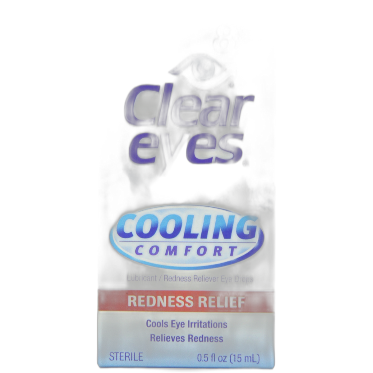 Clear Eyes Cooling Comfort Redness Eye Drops | Relieves Dryness, Burning, & Irritations | 0.5 Ounce per Box | Pack of 2