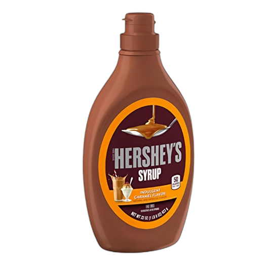 HERSHEY'S Caramel Syrup, 22 Ounce (Pack of 6)