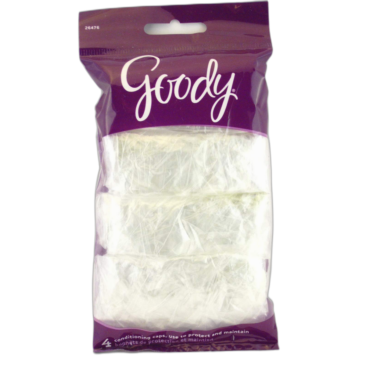 Goody Mosaic Vinyl Conditioning Cap, 4 Count