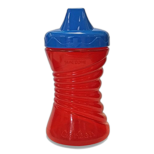 Nuk Gerber Graduates Fun Grips Red Plastic 10-Ounce Hard-spout Cup