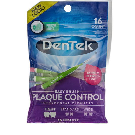 DenTek Easy Brush Cleaners Extra Tight Spaces 16 Count