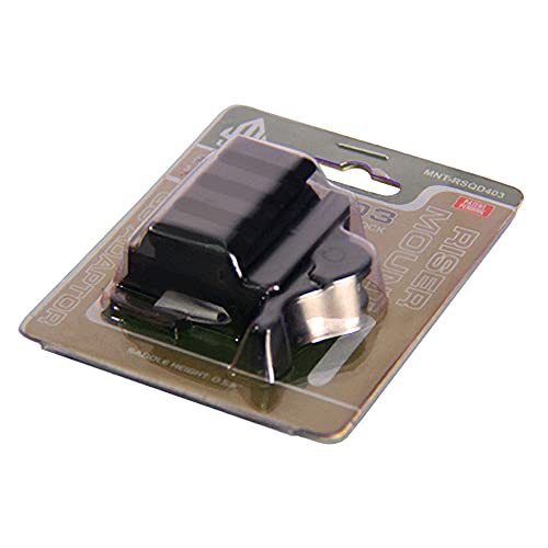 UTG 3-Slot QD Lever Mount Adaptor and Riser, Medium Profile, Black
