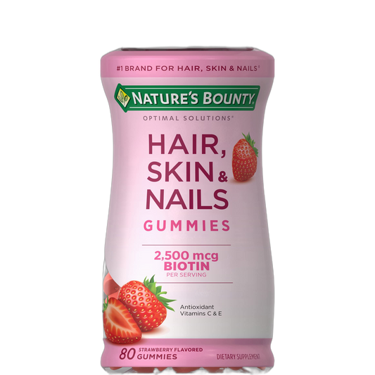 Nature's Bounty Optimal Solutions Gummies, Strawberry, 80 Count