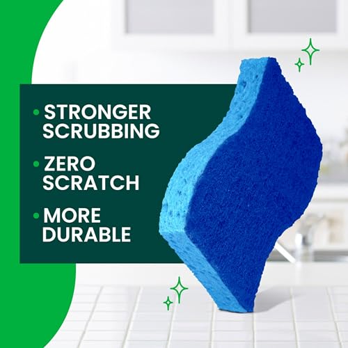 Scotch-Brite Extra Large Scrub Sponge, Non-Scratch, 12 scrub sponges