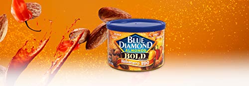 Blue Diamond Almonds, Bold Habanero BBQ, 6 Ounce