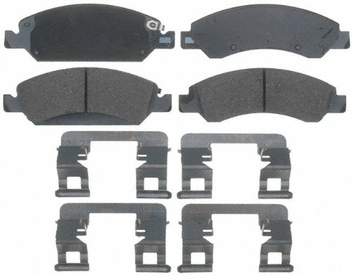 ACDelco Silver 14D1363CH Ceramic Front Disc Brake Pad Set with Hardware