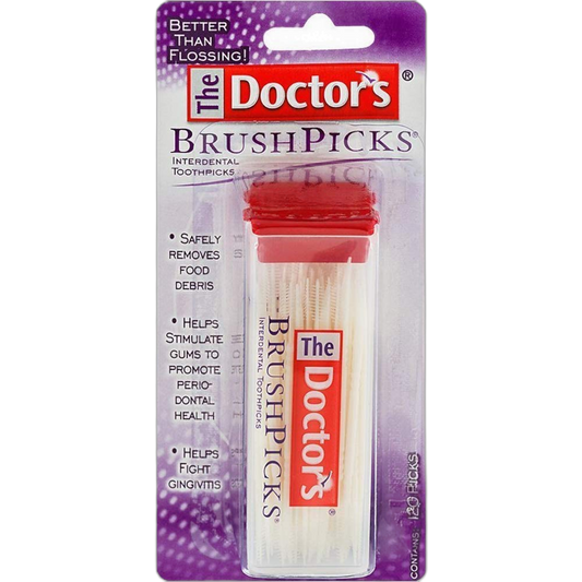 The Doctor's BrushPicks Interdental Toothpicks, 120 BrushPicks