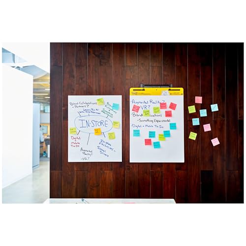 Post-it Super Sticky Easel Pad 25 x 30 Inches 30 Sheets/Pad 2 Pads (560) Large White Grid Premium Self Stick Flip Chart Paper Super Sticking Power