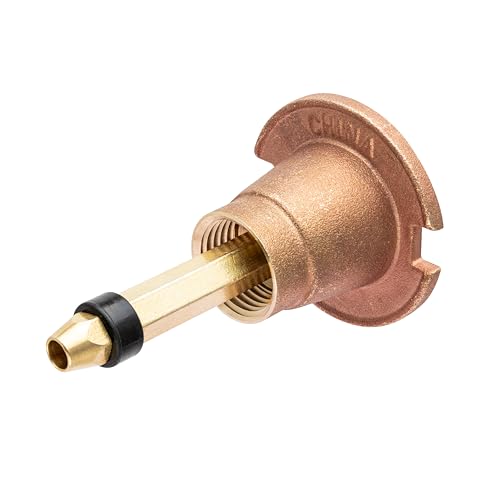 Orbit 54072 Brass Pop-Up Flush Head Sprinkler with Quarter Pattern Spray Nozzle