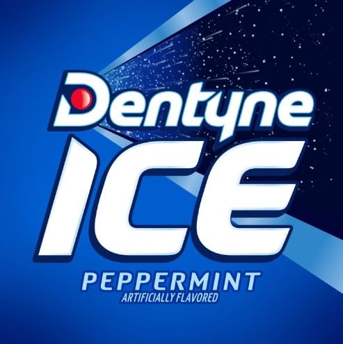 Dentyne Ice Sugar Free Gum - Peppermint 16-Piece Pack (9 Packs)
