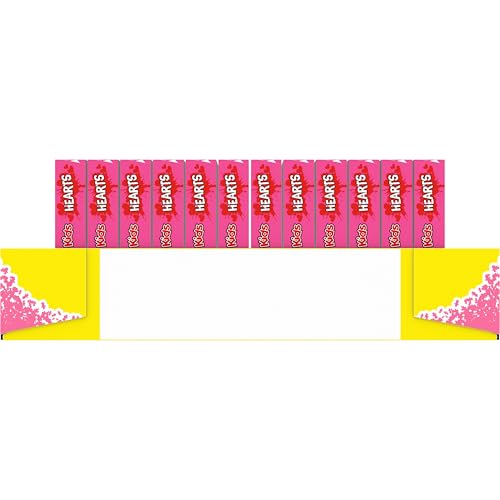 SOUR PATCH KIDS Soft & Chewy Valentines Day Candy Hearts, Bulk Candy, 12 - 3.1 oz Boxes