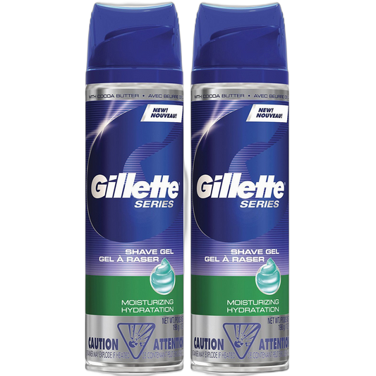 Gillette Series Ultra Moisturizing Shaving Gel - 7 oz - 2 pk