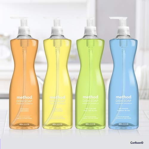 Method Gel Dish Soap Refill, Lemon Mint, 36 Ounces, 1 pack, Packaging May Vary