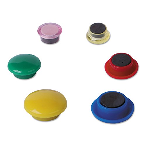 Universal UNV31250 Circle Magnets - Assorted (30/Pack)